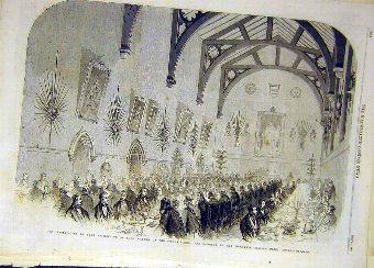 Print 1861 Palmerston Lord-Warden Cinque Ports Ban