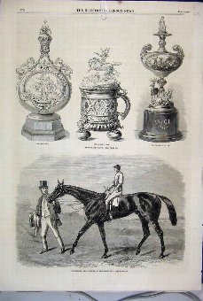Print 1863 Ascot Horse Race Buckstone Cup Hunt Que