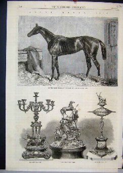 Print 1864 Ascot Races Scottish Chief Gold Cup Roy