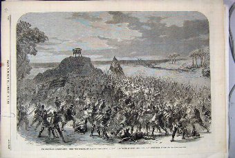 Print 1864 Shakspeare King Henry Iv Drury Lane Shr