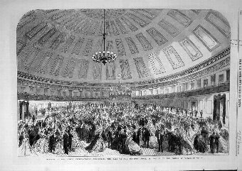 Print 1865 Dublin Interantional Exhibition Ball Ma