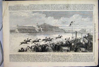 Print 1865 Gladiateur Grand Prix Paris Longchamps 
