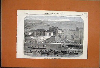 Print 1866 Fancy Dress Ball High Sheriff Lincoln O