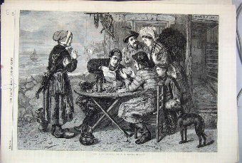 Print 1866 Lucky Number Men Woman Dog Child Table 