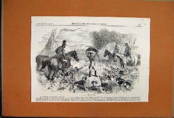 Print 1866 Salisbury Races Start Wiltshire Stakes 
