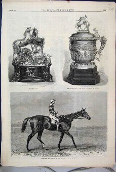 Print 1867 Ascot Cup Queens Gold Cup Lecturer Hors