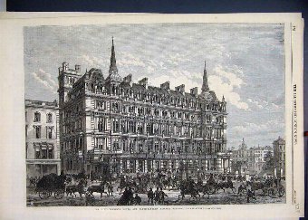 Print 1867 Terminus Hotel South Eastern Railway St