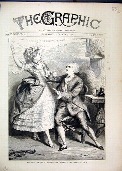 Print 1870 Opera Comedy London Dejazet Prince De C