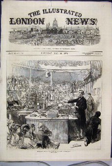 Print 1870 Professor Tyndall Royal Institution 51M