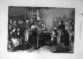 Print 1871 November Night Ireland People Irish Old
