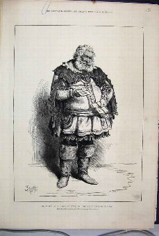 Print 1875 Phelps John Falstaff Merry Wives Windso