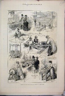 Print 1876 Cheese Butter Making Prize Dairy Show A