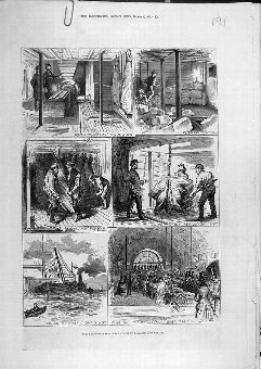 Print 1877 American Fresh-Meat Trade Glasgow Londo