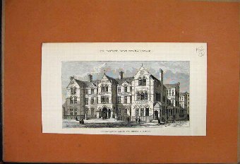 Print 1877 East London Childrens Hospital Shadwell