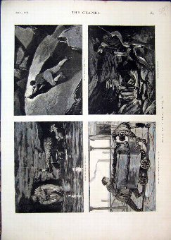 Print 1878 Working Coal Mine Weighing Edge Goaf Me