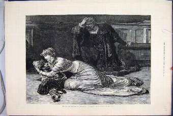 Print 1879 Comedie Francaise Gaiety Hernani Theatr