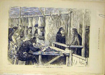 Print 1879 Distress Manchester Relief Office Windm