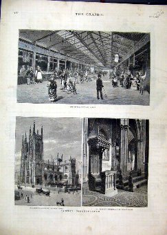 Print 1879 Sydney General Provision Market Andrew 