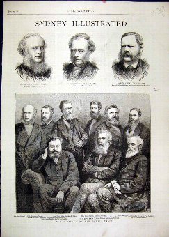 Print 1880 Ministry South Wales Australia Watson B