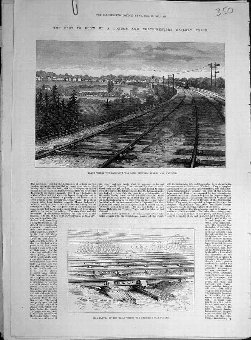 Print 1880 Dynamite Plot Railway Bushey Watford Fi