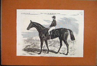 Print 1880 Grand Hotel Charing Cross Northumberlan