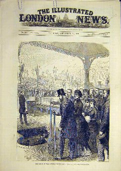 Print 1881 Liverpool North-Docks Alexandra Princes