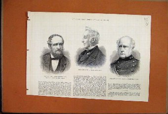 Print 1881 Portraits Pattison Codrington Duke Well