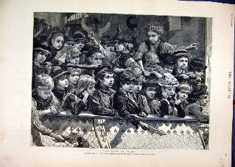Print 1882 Childrens Performance Royal Victoria Mu
