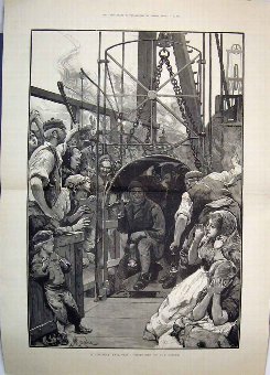 Print 1882 Colliery Explosion Volunteers Rescue Mi