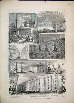 Print 1882 Max Greger Cellars Southwark Casks Vats