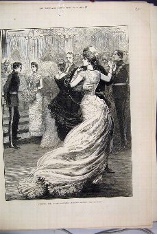 Print 1882 Regimental Ball Honourable Artillery Co