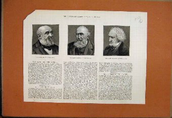 Print 1883 Late Dr Farr Lord Rokeby John M'Neill P