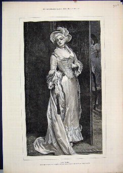 Print 1883 Lady Teazle Portrait Gordon Fine Art 46