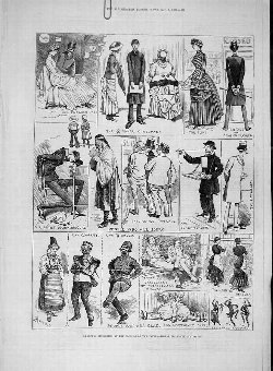 Print *3394 1883 Sketches International Fisheries 