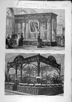 Print 1884 Dress Fabrics Bradford Australian Wines