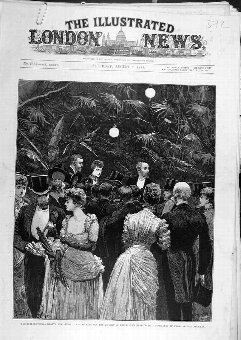 Print 1884 Health Exhibition Fete London Hospital 