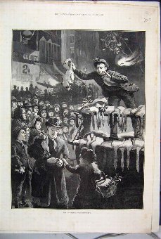 Print 1886 Chiristmas Goose Merchant Sale Victoria