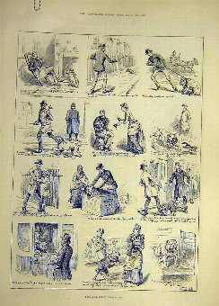 Print 1886 Dog-Show Preparations Dadd Animal Old 0