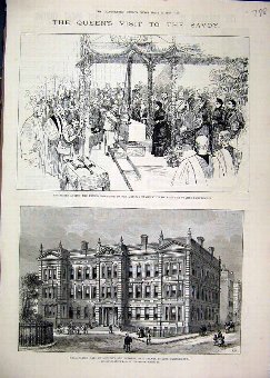 Print 1886 Queen Savoy Medical Hall Examination Su