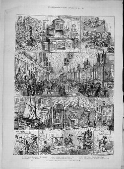 Print 1887 Apprentice Exhibition People'S Palace S