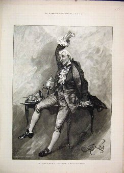 Print 1887 Charles Wyndham David Garrick Criterion