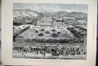 Print 1888 Casino Boulogne-Sur-Mer Switchback Rail