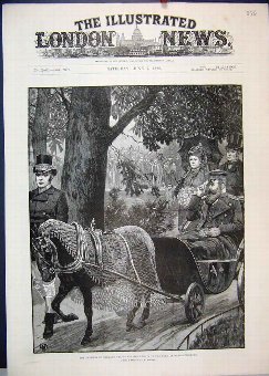 Print 1888 Emperor Germany Drive Park Charlottenbu
