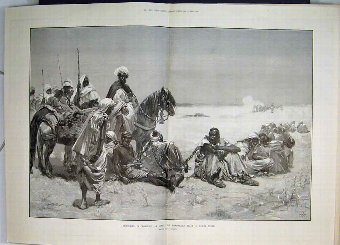 Print 1888 Sketches Morocco Chain Prisoners Rebel 
