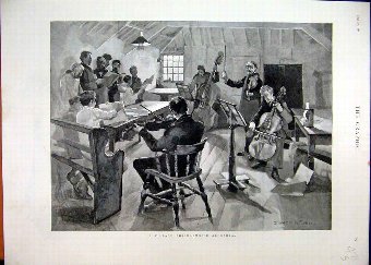 Print 1888 Village Philharmonic Rehearsal Music 71