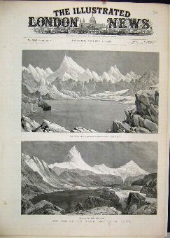 Print 1888 War Sikkim Thibet Jalapla Pass Chola Hi