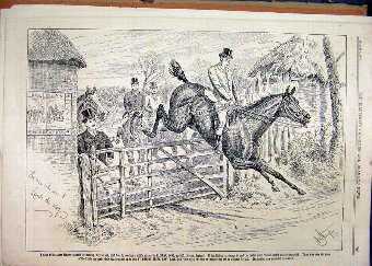 Print 1890 Advert Ellimans Embrocation Horse Jumpi