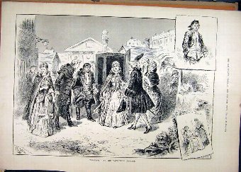 Print 1890 Clarissa Scene Vaudeville Theatre 65MAR