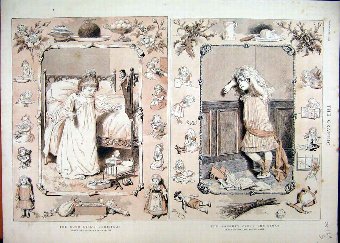 Print 1891 Good Girls Christmas Bad Scene Happy Sa