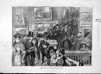 Print 1894 Visitors Loan Collection Art Gallery Gu